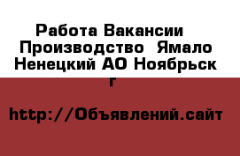 Работа Вакансии - Производство. Ямало-Ненецкий АО,Ноябрьск г.